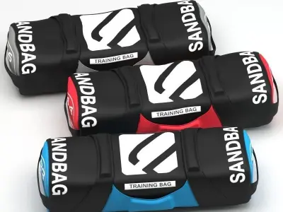 Gym Equipment Sandbag 3D model