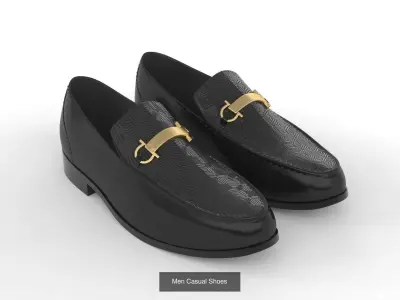 Shoes Collection oxford 3D Model Pack