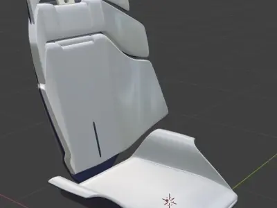 Car seat concept model - Concept Elegante 3D model