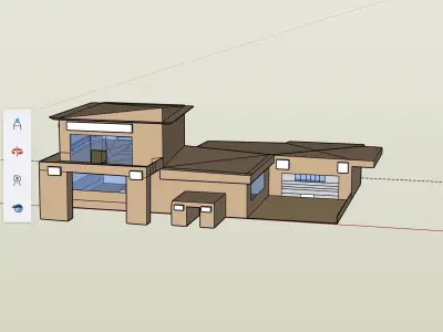 Median house  3D model