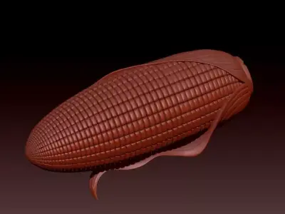 roasted corn 3D print model