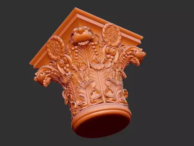 church furniture pillar cullman 3D model