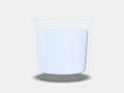 ADLAD Scented candle in glass Low-poly 3D model