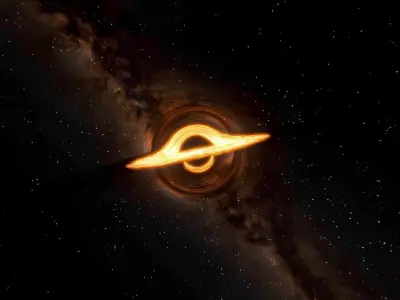 BLACKHOLE OF INTERSTELLAR  NAMED GARGANTUA Free 3D model