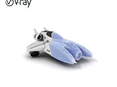 Futuristic Spaceship Model Pack Low-poly 3D model purchase
