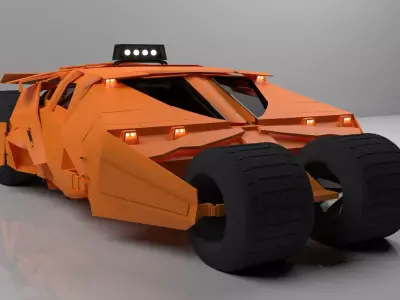 Futuristic Car 3D model purchase