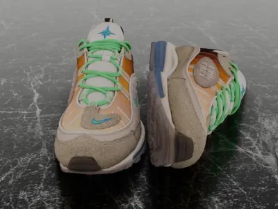 NIKE AIR MAX 98 ON AIR NYC LA MEZCLA 3D SHOES 3D model
