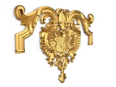 carved classic decorative ornament cnc 3d printing stl 38 3D model