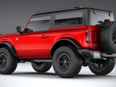 Bronco Wildtrak 2-door 2021 3D model