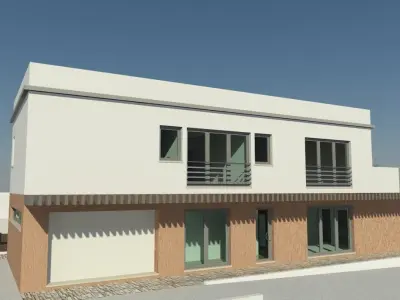 House villa revit 3D model