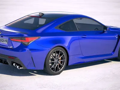 Lexus RC F 2020 3D model