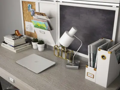 Workplace I Pottery Barn 05 3D model