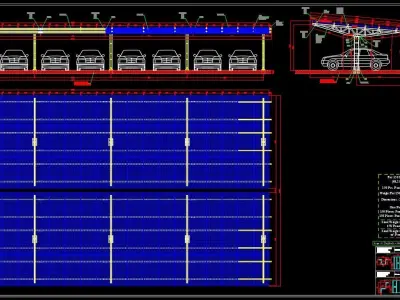 68 kWp Solar Carport Project Type 5 3D model