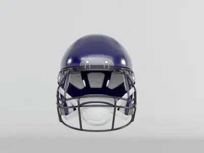 American Football Helmet 3D model