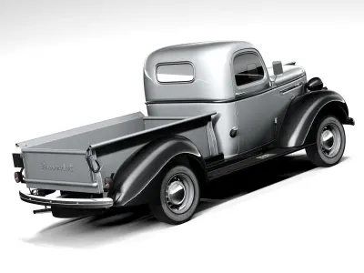 Chevrolet Pickup Truck 1939 3D model