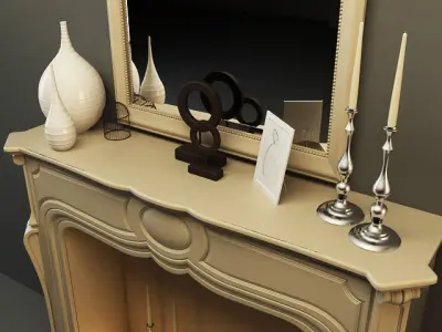 Decor Fireplace 3D model