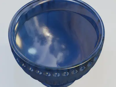 Garden urn planter51 3D model