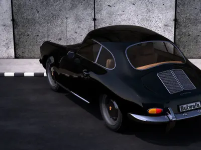 Porsche 356 3D model