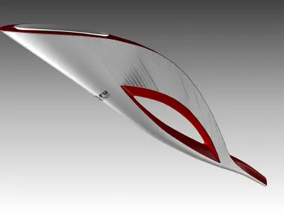 2014 Winter Olympics Torch Free 3D model