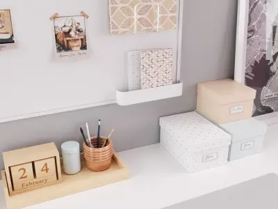 IKEA Office Workplace 3D model