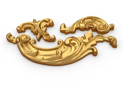 Classic decor ornament 12  3D print model