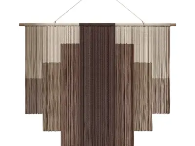 3D Wall Art 015 Macrame 05 3D model