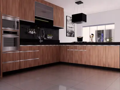 Modern House 3D model 18