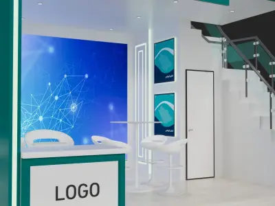 10x5 m double decore  3D model