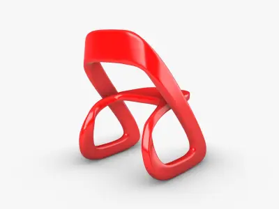Modern Loop Chair 3D model