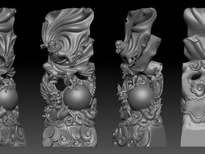 Bodhidharma  3D print model