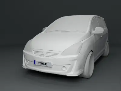 Proton Exora Bold Low-poly 3D model