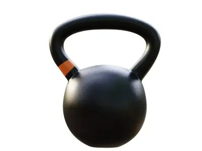 Kettlebell Low-poly 3D model