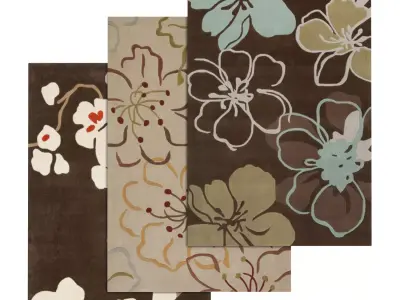 Rug Set 2247 3D model