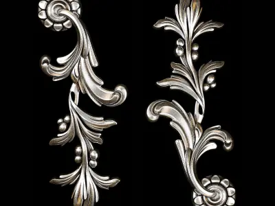Classic carved 047 3D model