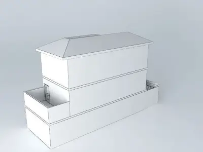 Townhouse luxury and elegant Free 3D model