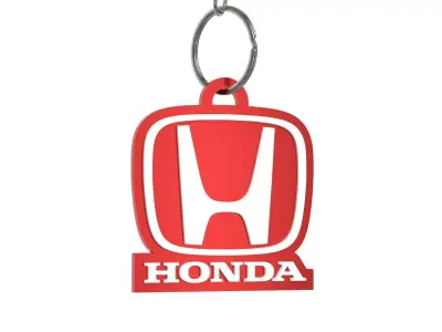 Honda keychain 02 3D print model