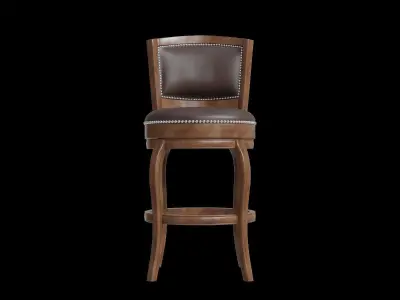 Colin Swivel Bar Stool 3D model