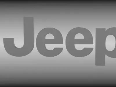 Jeep logo 3D model