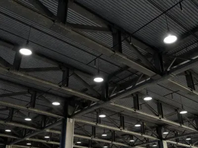 Warehouse Hipoly 3D Model 3D model