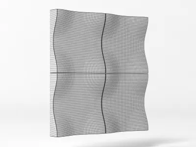 Decorative Modular Wall Panel 1 3D model