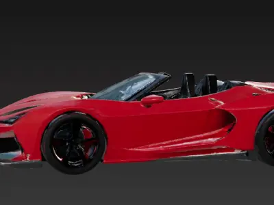 Sport Car 3D Model Series 1 3D print model