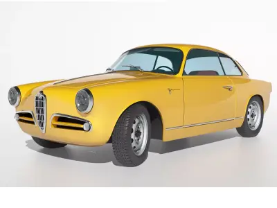 1958 Alfa Romeo Giulietta Sprint Veloce 3D model