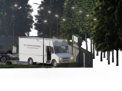 Movie scene 3D model