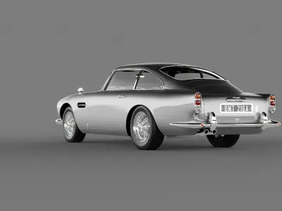 Aston Martin DB5 James Bond 3D model