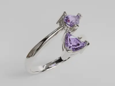 adjustable ring 3D print model