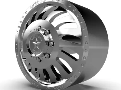 AMERICAN FORCE DB06 WAVE DBO1 WHEEL 3D model