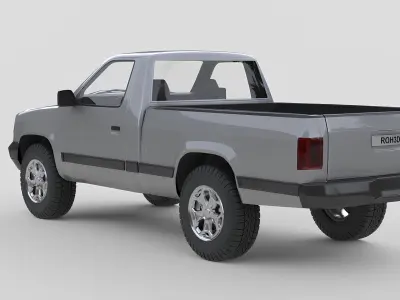Generic Pickup Truck 1990 3D model