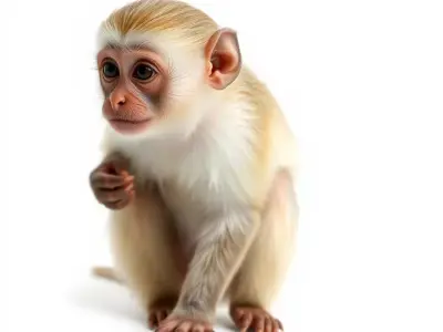 Golden Capuchin Monkey model pack Low-poly 3D model
