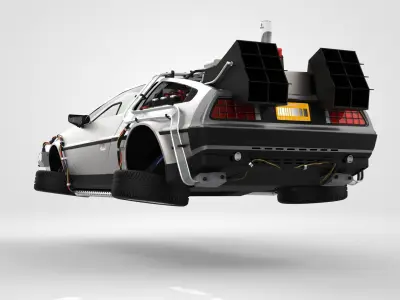 Delorean Time Machine Episode 2 3D model