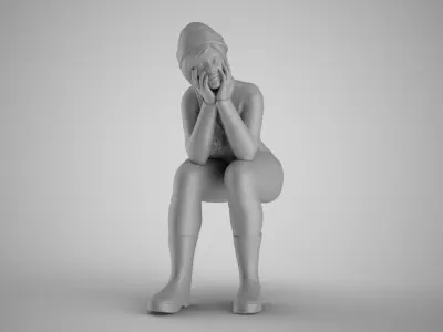 Fisher Girl 3D print model